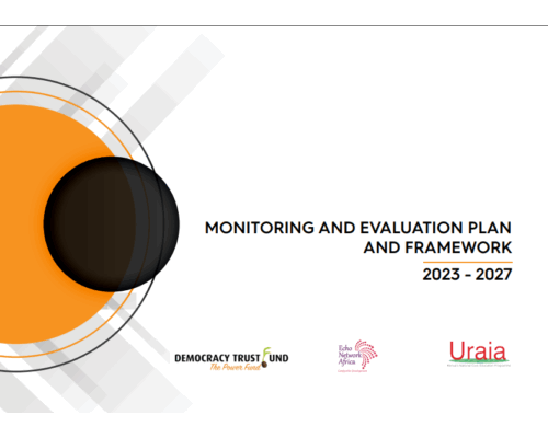 Monitoring and Evaluation Plan and Framework 2023-2027